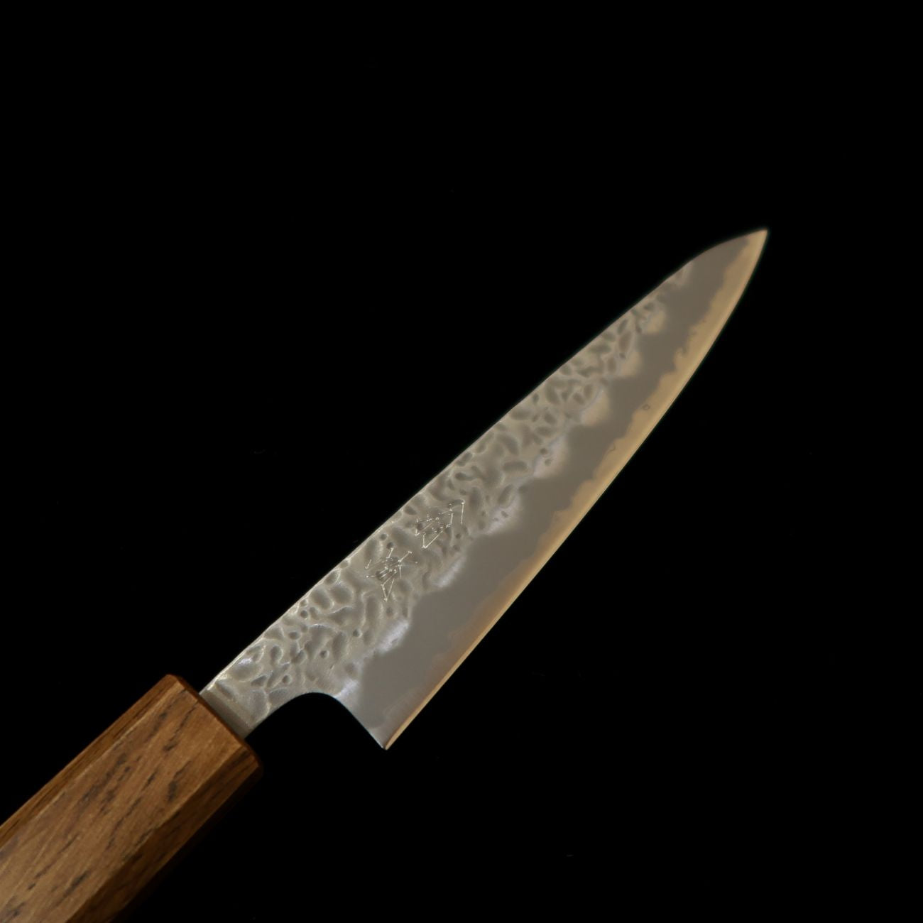 HADO OUL, Petty, Shirogami #1, Tsuchime, Stainless Clad with Black Oak Handle (135mm)