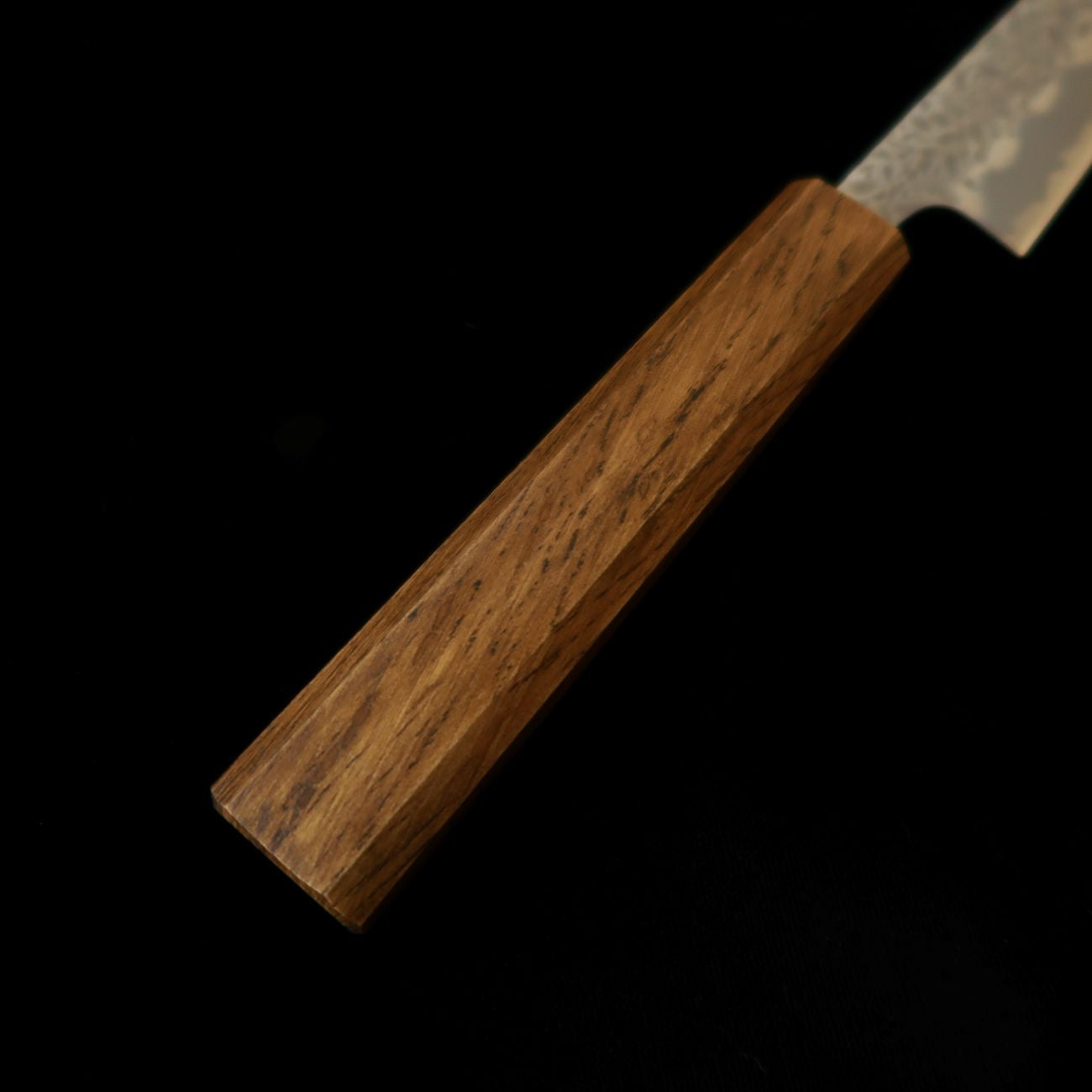 HADO OUL, Petty, Shirogami #1, Tsuchime, Stainless Clad with Black Oak Handle (135mm)