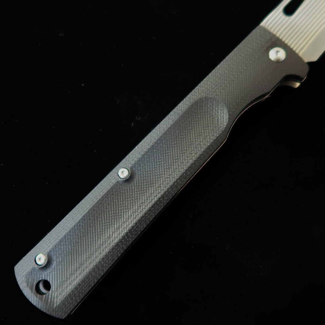 佐治武士SAJITAKESHI フォールディングペティナイフ SG2 黒染めダマスカス （150mm）