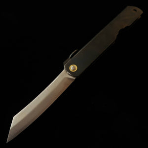 Nagao Kanekoma Aogami, manche noir véritable, grande taille (73 mm)