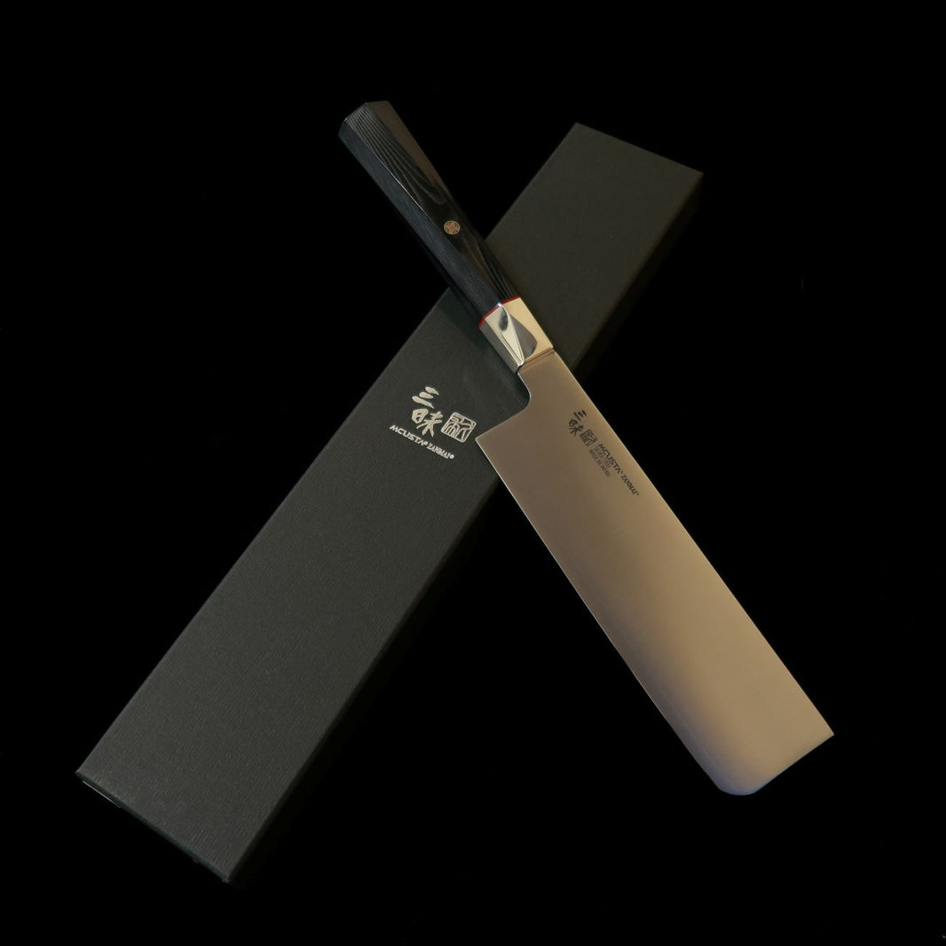 [Nouveau standard] MCUSTA ZANMAI Zanmai Supreme 3 Twisted nakiri (165 mm)