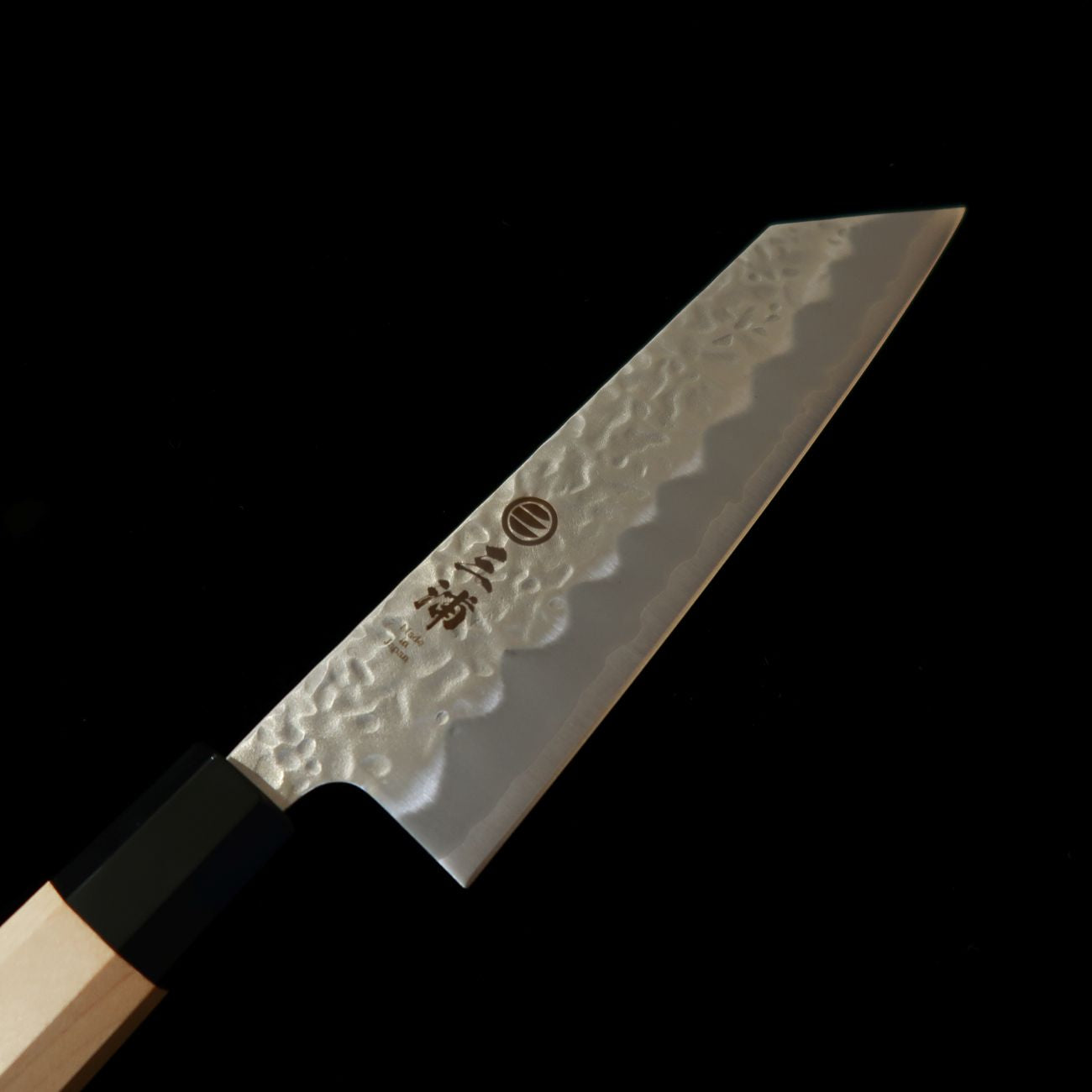 Miura Bunka Shirogami No.1 Finition mate Manche octogonal en érable et corne de buffle (170 mm)