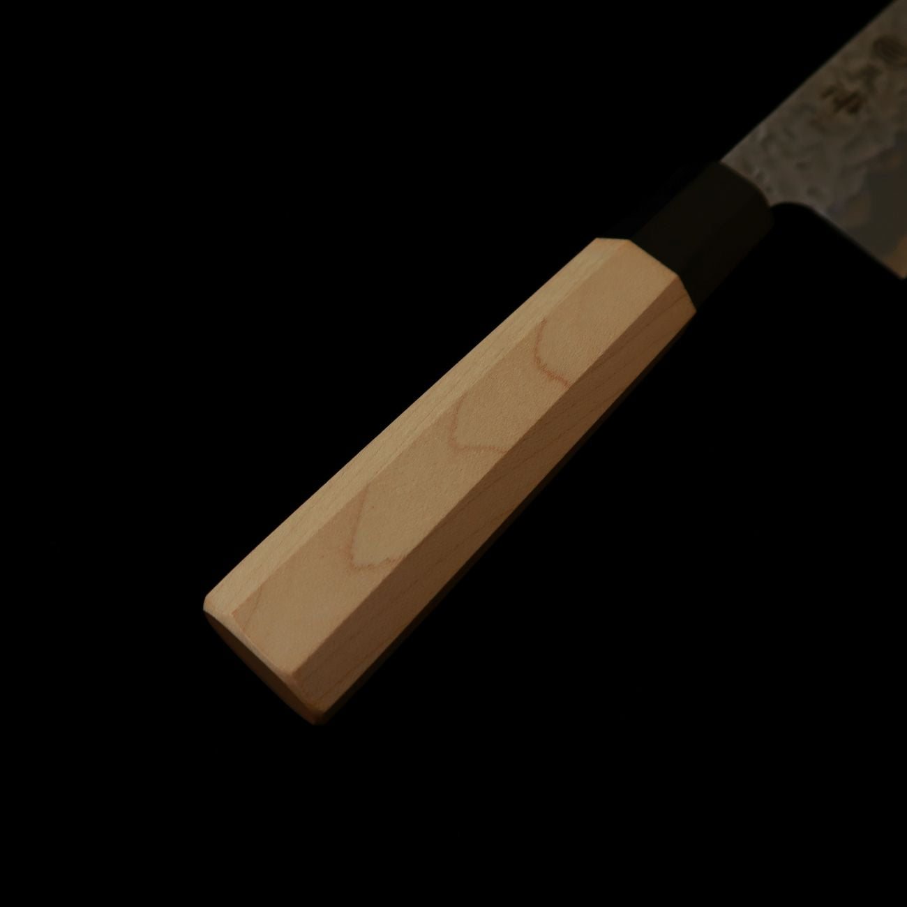 Miura Bunka Shirogami No.1 Finition mate Manche octogonal en érable et corne de buffle (170 mm)
