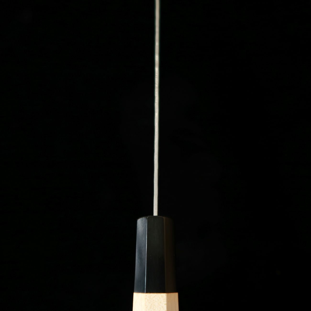 Miura Bunka Shirogami No.1 Finition mate Manche octogonal en érable et corne de buffle (170 mm)