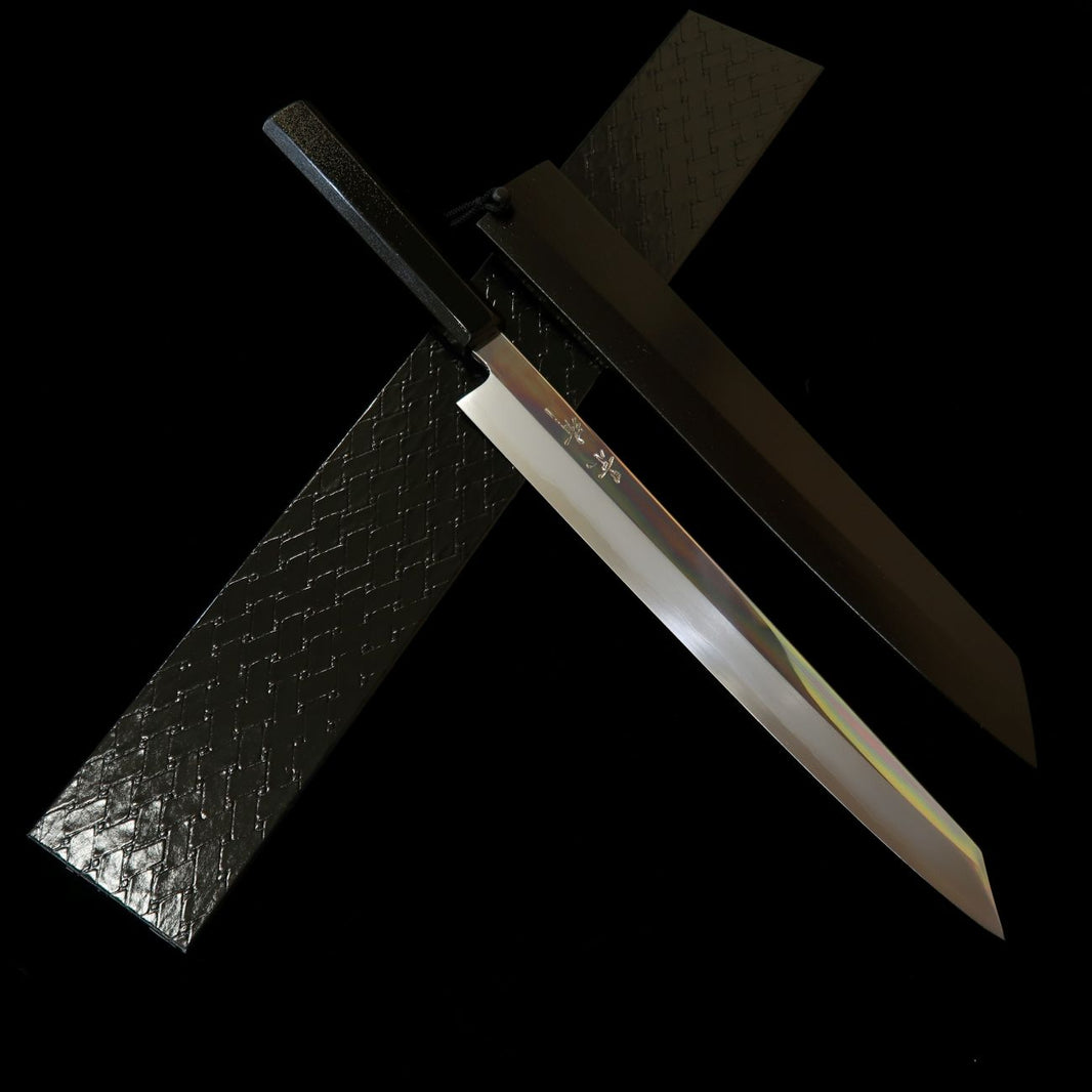 KAGEKIYO VG10 miroir, manche Hirame, Yanagiba kiritsuke 300 mm