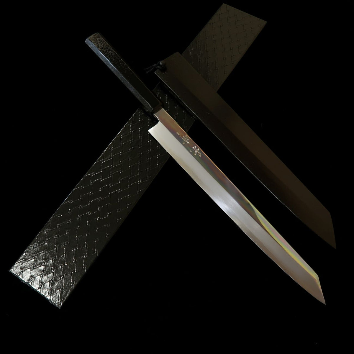 KAGEKIYO VG10 miroir, manche Hirame, Yanagiba kiritsuke 300 mm