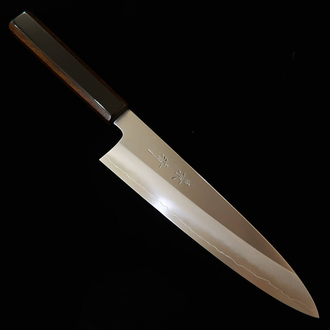 景清KAGEKIYO 銀紙三号 牛刀 漆黒呂柄 (210/240mm)