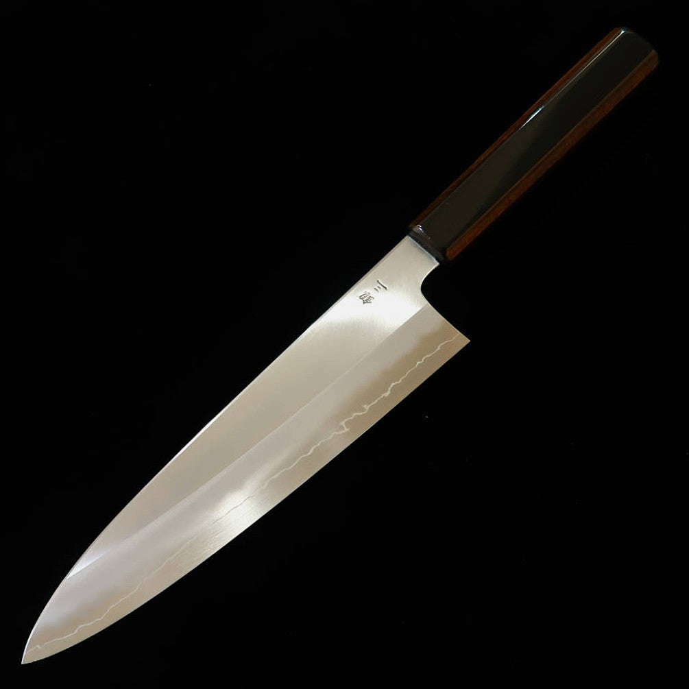 景清KAGEKIYO 銀紙三号 牛刀 漆黒呂柄 (210/240mm)