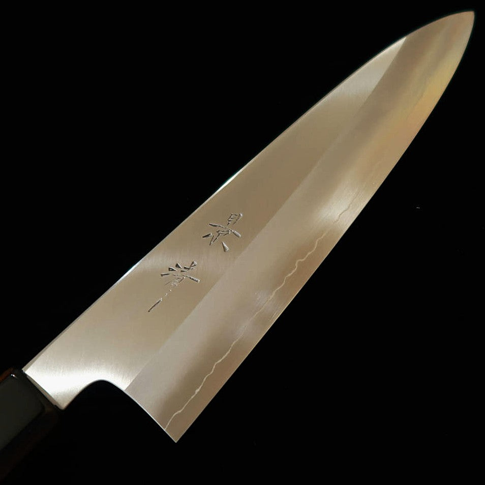 景清KAGEKIYO 銀紙三号 牛刀 漆黒呂柄 (210/240mm)