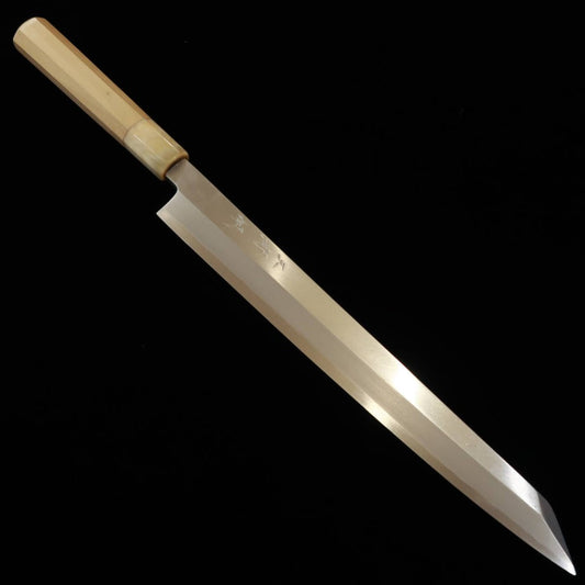 Kiritsuke Yanagiba [OUTLET] MIURA Obidama Shirogami No. 2 Oak Octagonal handle (300mm)