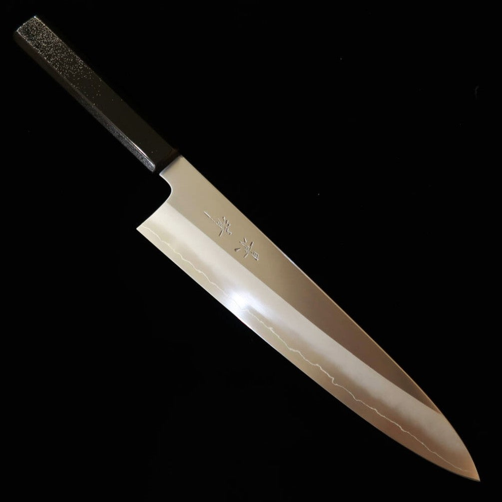 KAGEKIYO Kagekiyo – Gyuto acier Gingami n°3, manche laqué avec incrustations de nacre (240 mm)