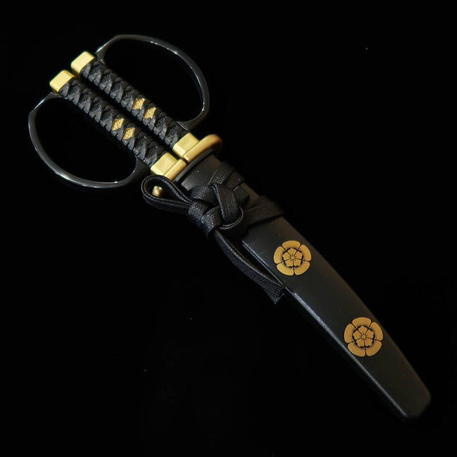 NIKKEN Hamono Tijeras katana con soporte Sanada Yukimura