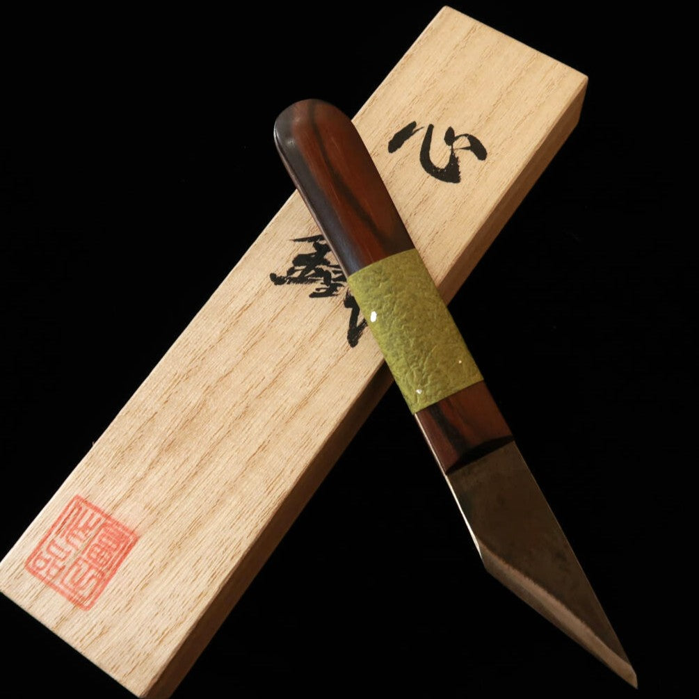 TOMITA Bimetal Small Pocket Knife / Kogatana (20mm, Paulownia Box Included)