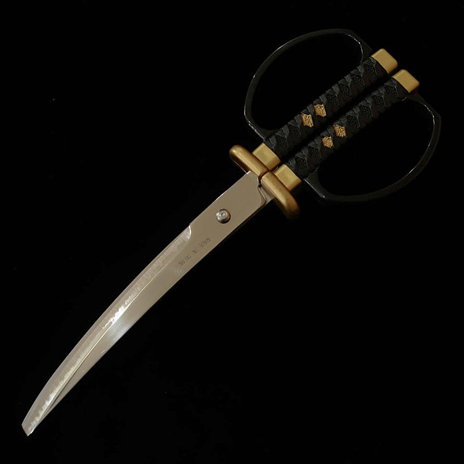 NIKKEN Hamono Tijeras katana con soporte Sanada Yukimura