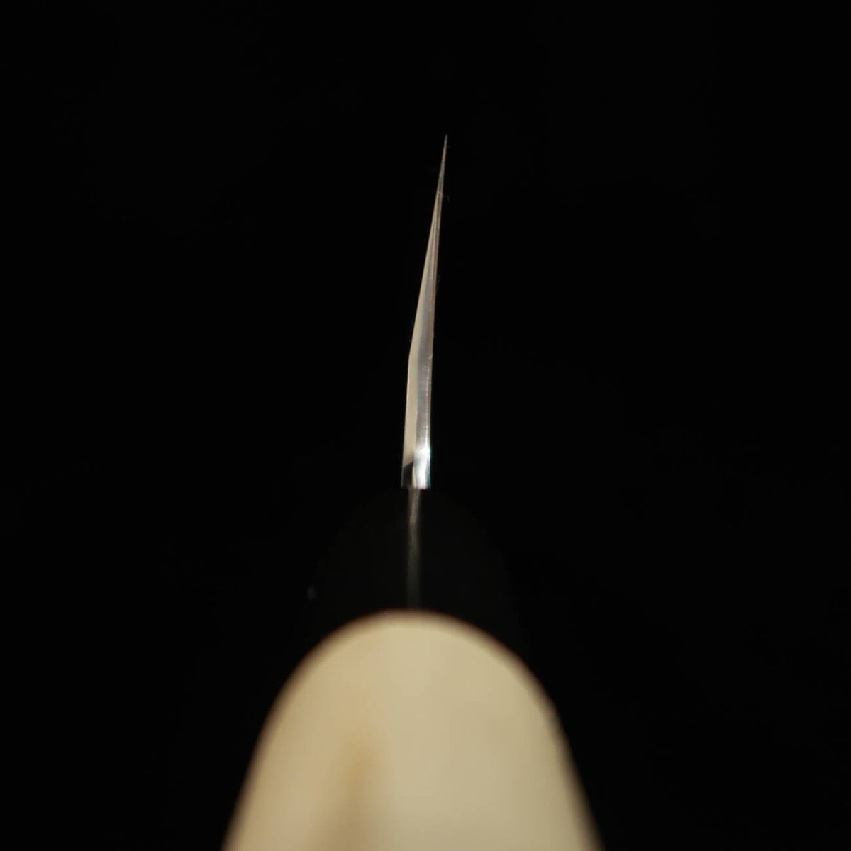 MIURA Couteau à couper le hamo Acier Shirogami No.2 Manche rond en corne de buffle (330 mm)