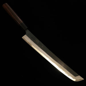MIURA by Shindo Sakimaru Sujihiki Aogami No. 2, Ebony Octagonal Handle (240-330mm)