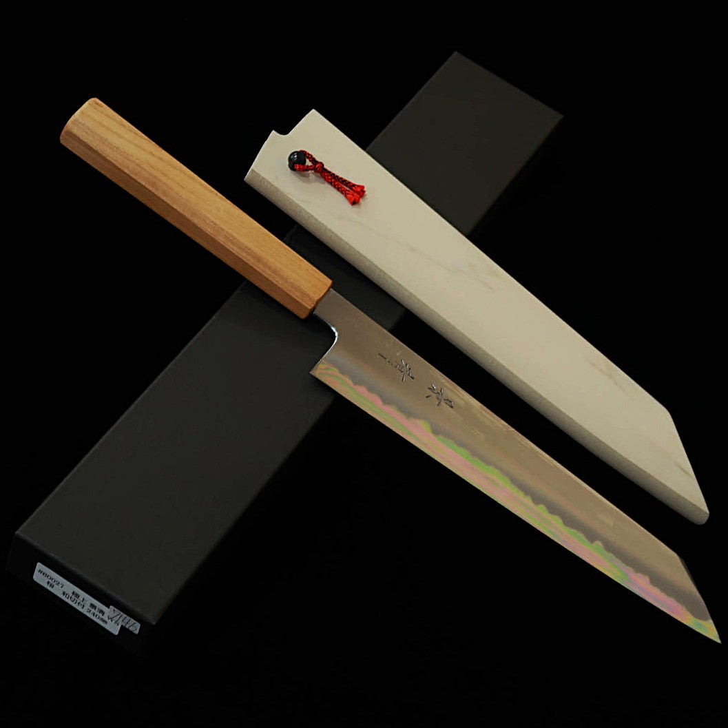 景清 KAGEKIYO 極上 白紙二号 桜八角柄 和切付 (240mm)