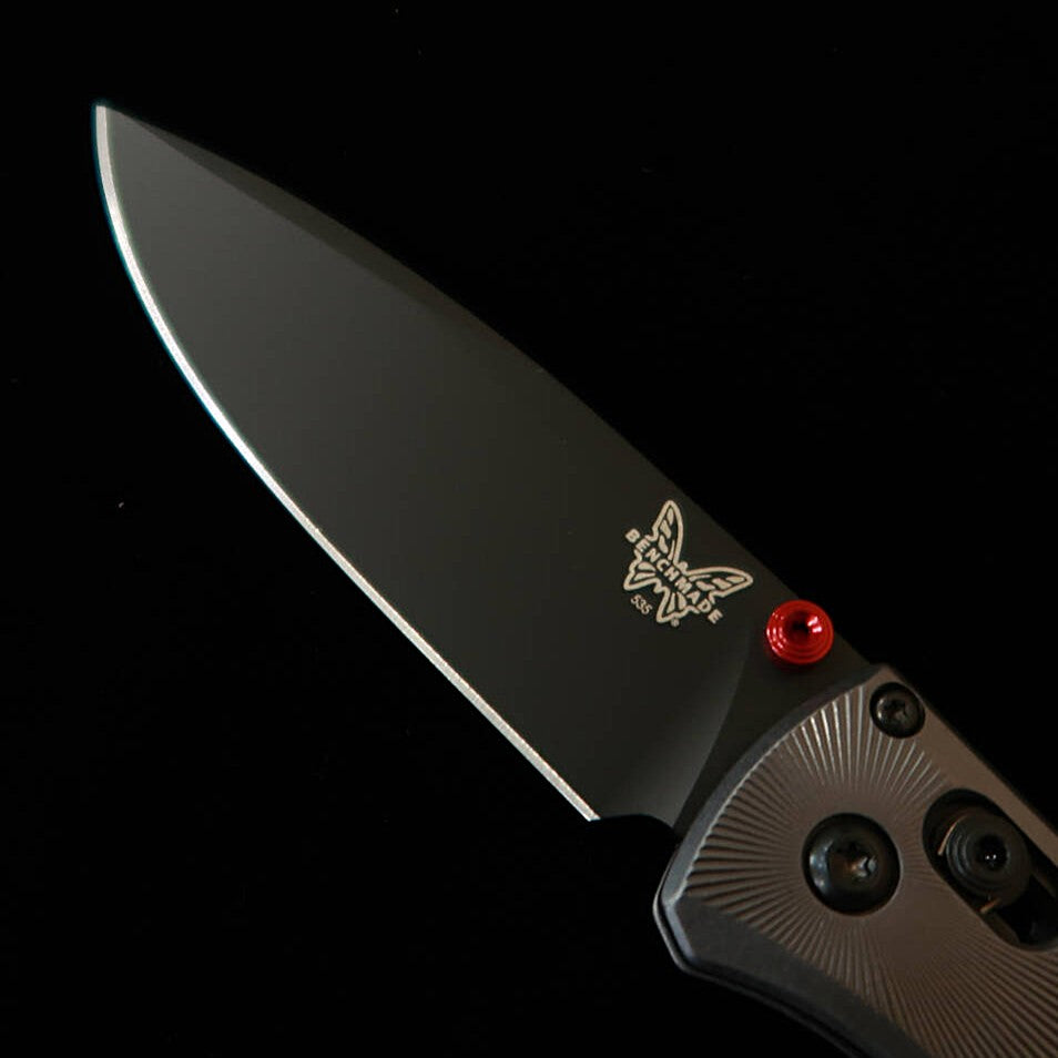 BENCHMADE 535BK-4 Bugout Folding Knife, M390 Blade with Aluminum Handle (82mm)