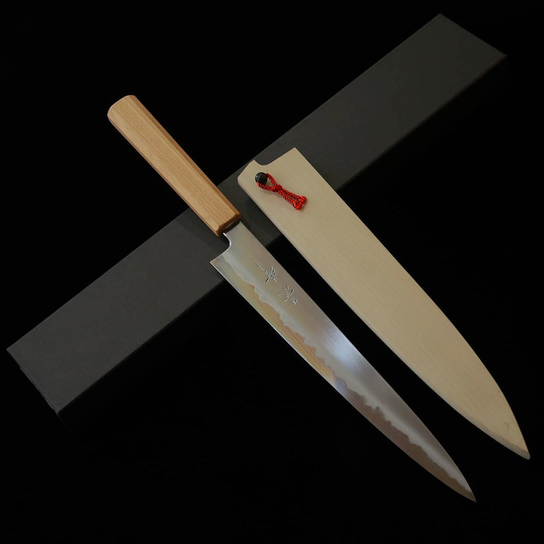 景清 KAGEKIYO 極上 白紙二号 桜八角柄 和筋引 (240mm)