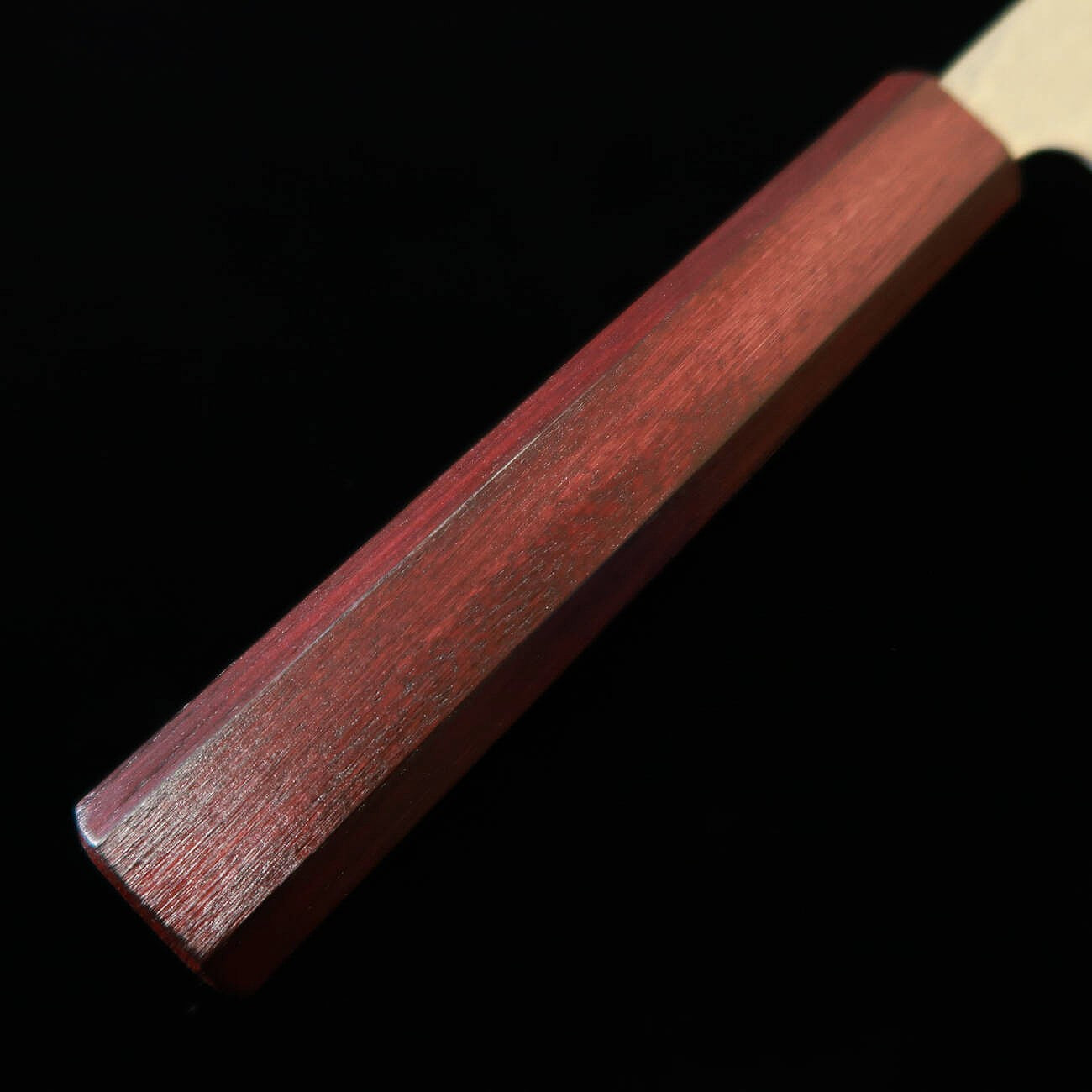 三浦MIURA 三徳 銀紙三号 縄目 ダマスカス 紫柄（165mm）