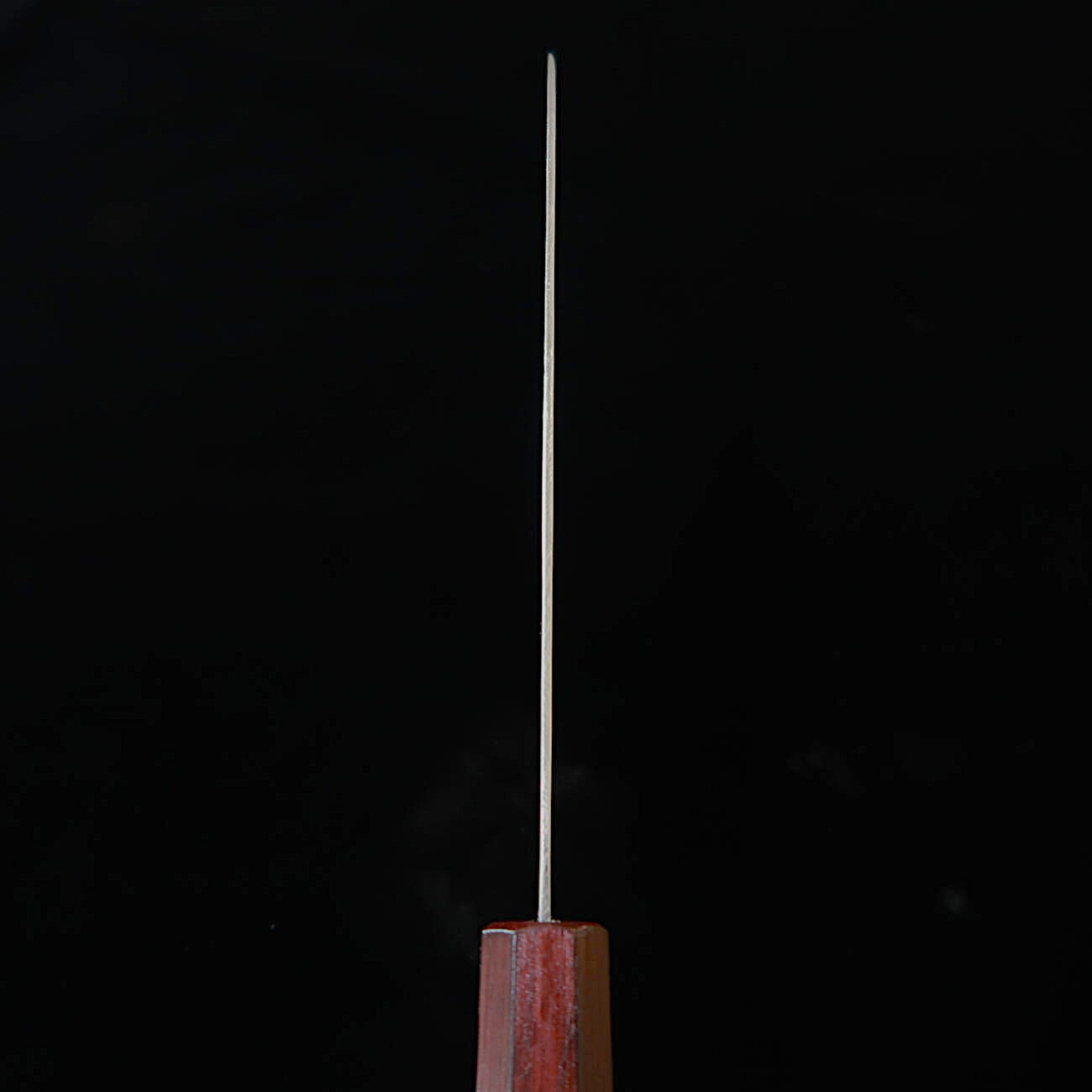 三浦MIURA 三徳 銀紙三号 縄目 ダマスカス 紫柄（165mm）
