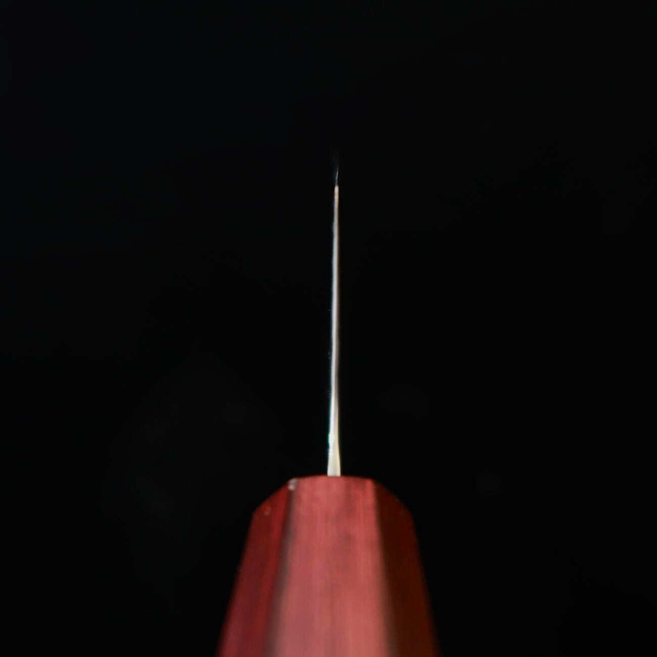 三浦MIURA 三徳 銀紙三号 縄目 ダマスカス 紫柄（165mm）