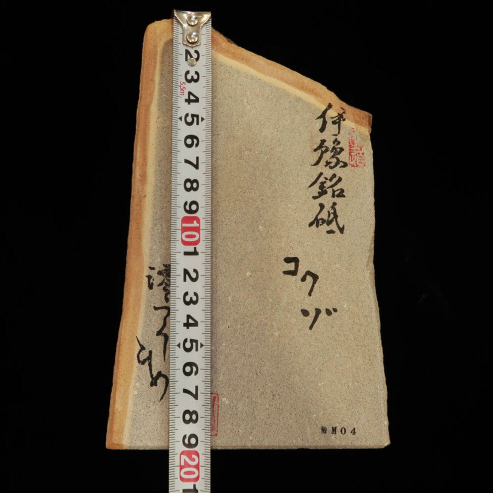 Mio Tsukushihime piedra de afilar natural Iyo Meito NM04 Kokūzō 122×198×28mm