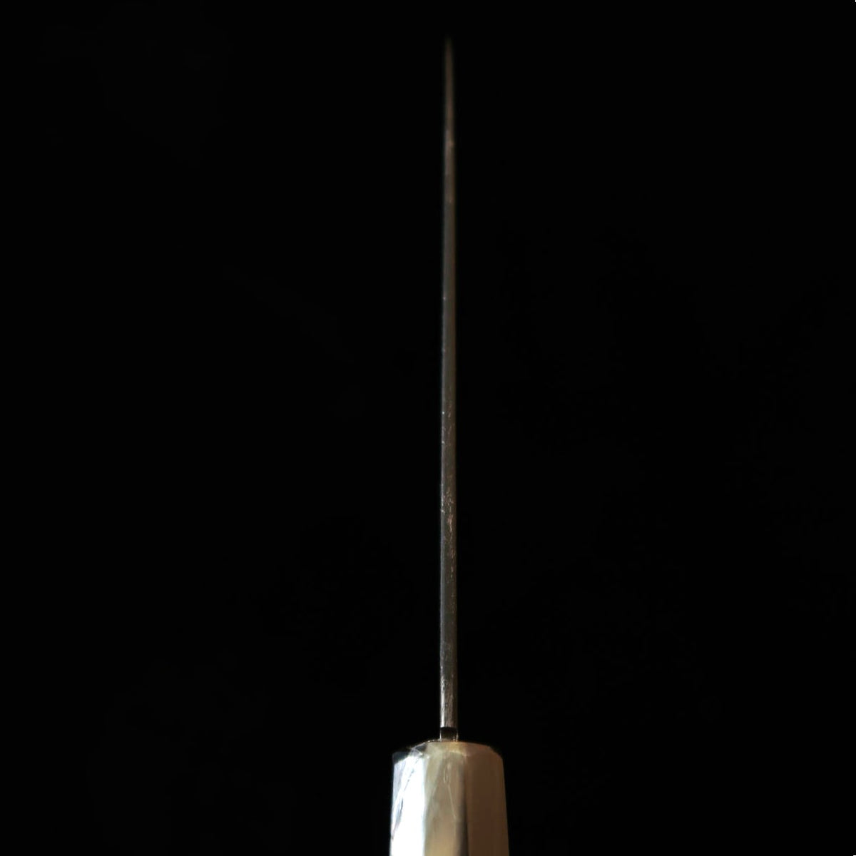 SUISIN Suisin obra de Kenji Togashi forja preta Shirogami nº2 Gyuto cabo octogonal de magnólia com ferrule de chifre branco (210/240mm)