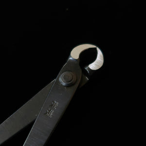 兼進 KANESHIN 盆栽用 コブ切鋏 ミニ 先細 黒打 No8B