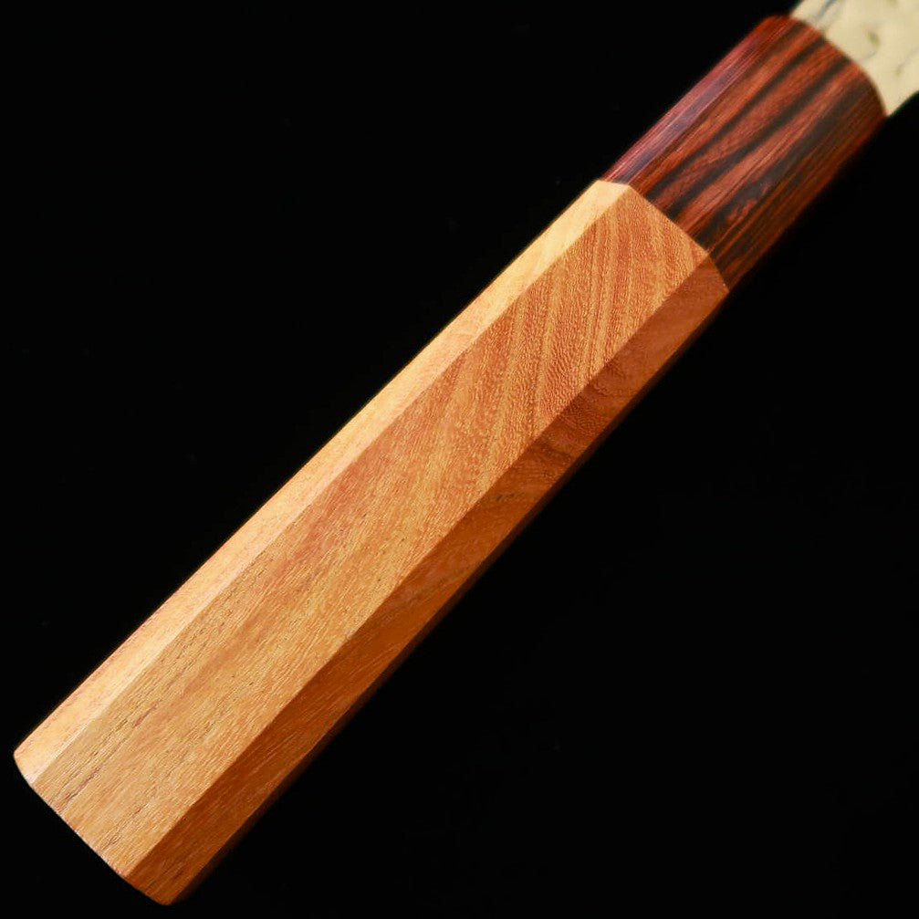 Sakai Takayuki Santoku Knife, 33-layer Damascus steel, octagonal zelkova wood handle (180mm)
