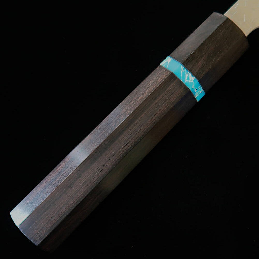 Miura MIURA Gyuto SG2 Tsuchime Cabo Octogonal de Ébano com Turquesa (210 mm)