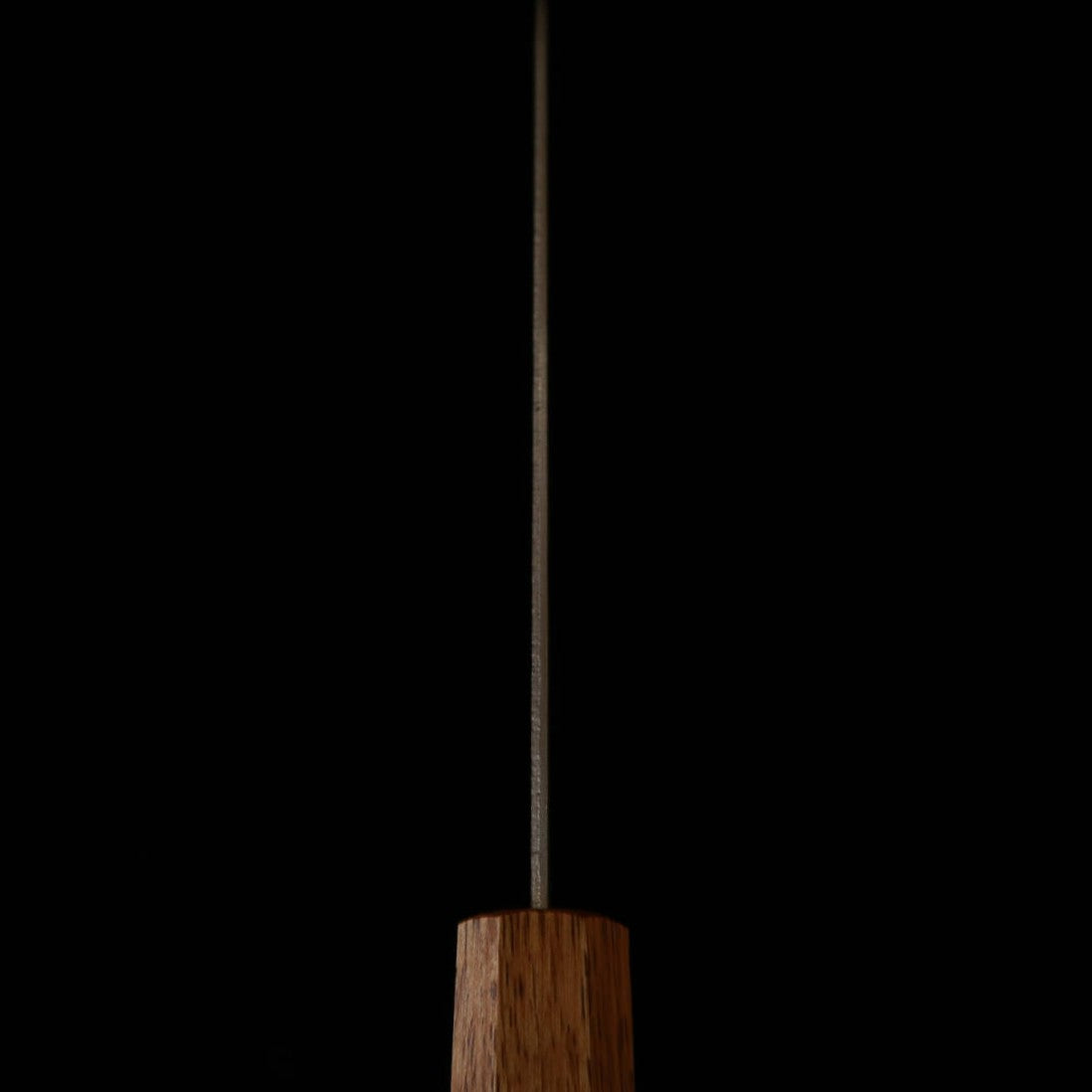 三浦MIURA 三徳 銀紙三号 梨地 焼漆八角柄（165mm）