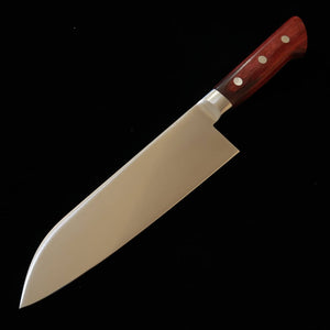 SEKI SOUMA couteau santoku acier au molybdène manche en contreplaqué rouge (180 mm)