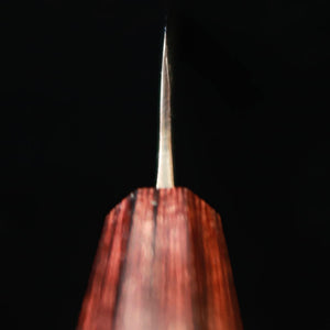 三浦MIURA アジ切 青紙一号 黒打 ステン割込 欅八角柄（105/145mm）