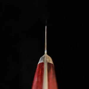 SEKI SOUMA couteau santoku acier au molybdène manche en contreplaqué rouge (180 mm)