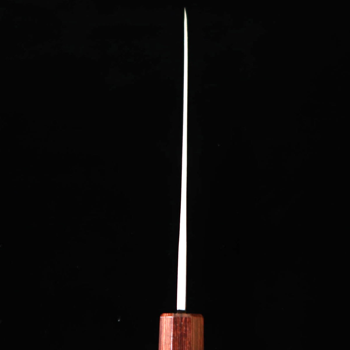 Miura MIURA Funayuki (boat-shaped knives) - Blue Steel No. 1, Stainless Steel Clad, Black Finish, Zelkova Octagonal Handle (165mm)
