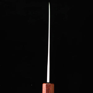Miura MIURA Funayuki (boat-shaped knives) - Blue Steel No. 1, Stainless Steel Clad, Black Finish, Zelkova Octagonal Handle (165mm)
