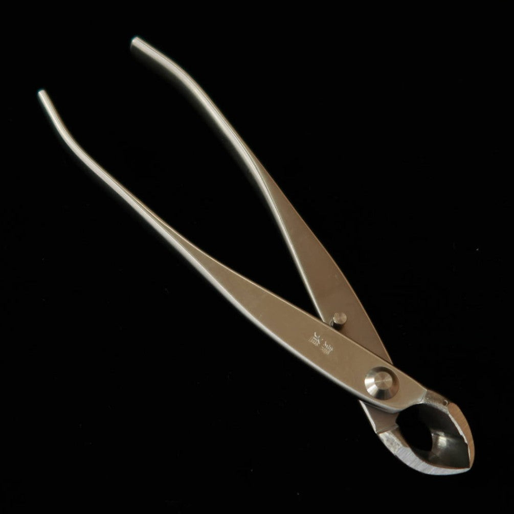 KANESHIN – coupe‑rameaux à lame ronde pour bonsaï, inox (petit / grand) No803 No804