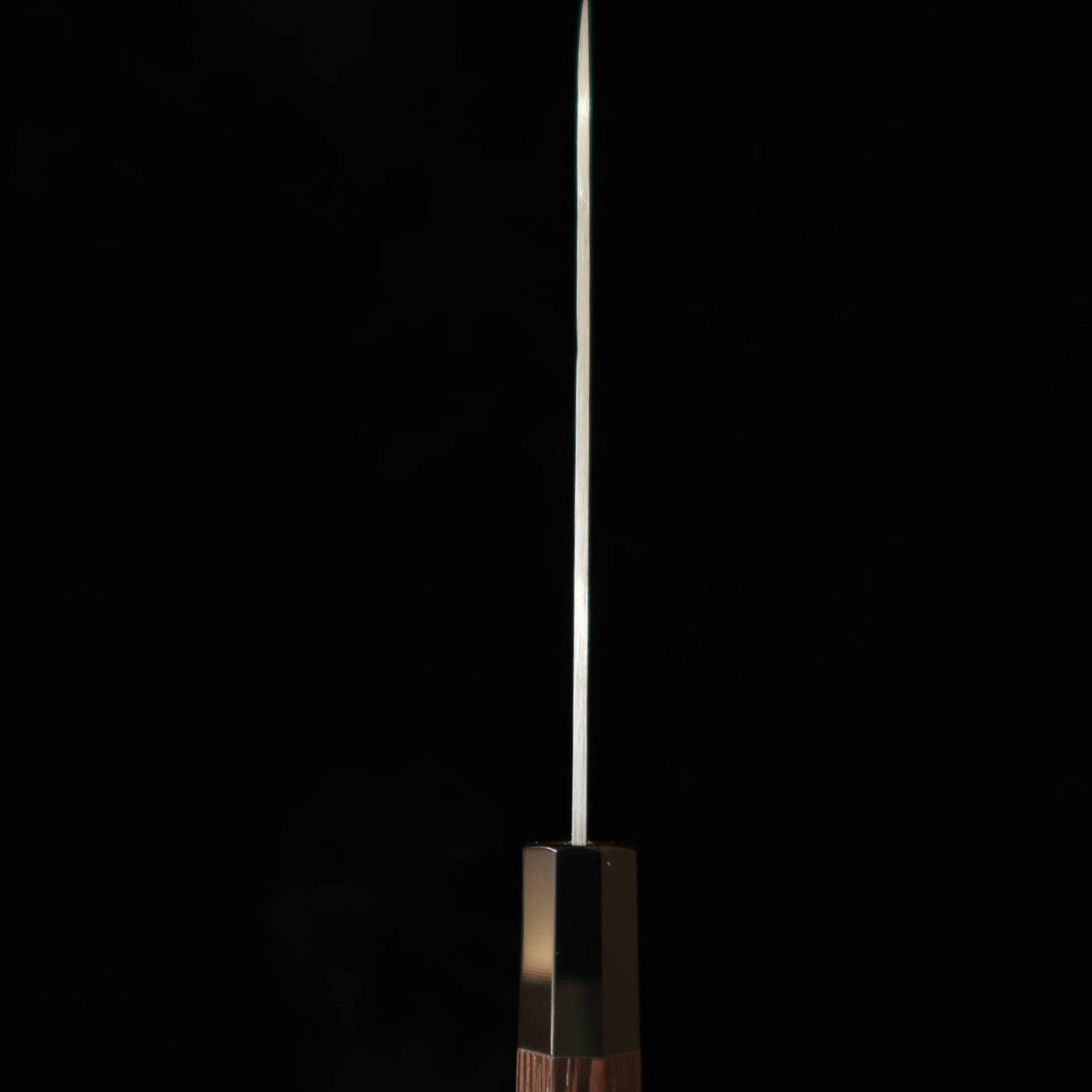 Couteau d'office (Petty) Hatsukokoro Ginrei, acier Gin-san (Silver 3), finition Nashiji, manche en wengé (130 mm)