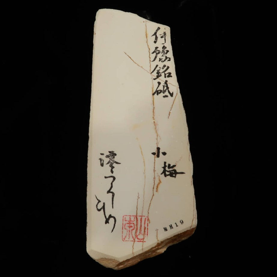 Mio Tsukushi Hime Piedra de afilar natural Iyo Meito NM19 Koume 77×202×24mm