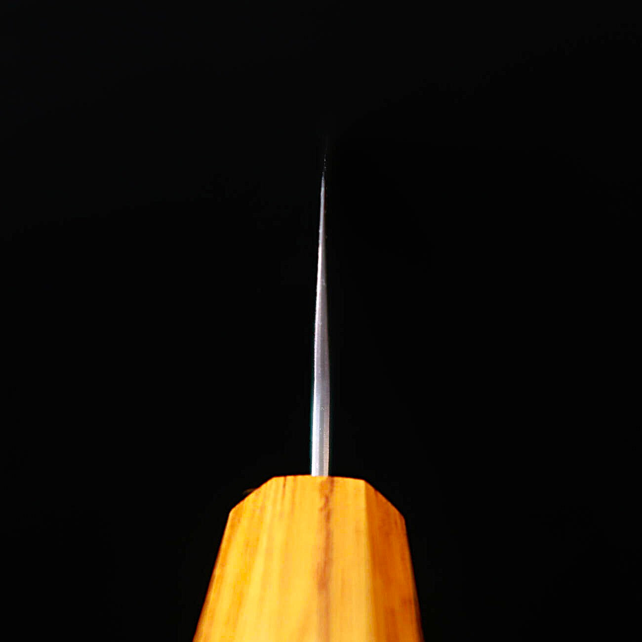 Miura Santoku Knife, Swedish Steel, Pear-Skin Finish, Octagonal Oak Handle (165mm)