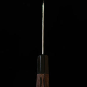 HATSUKOKORO Ginrei Kiritsuke Petty, Ginsan no. 3, Nashiji Finish with Wenge Handle (125mm)