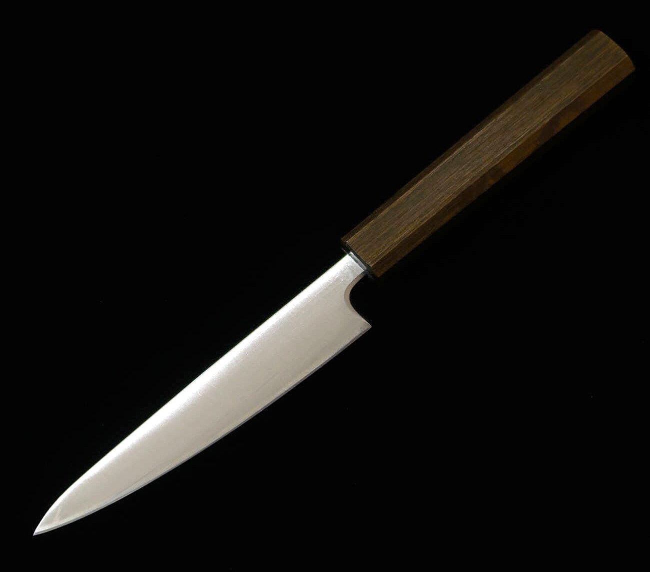 三浦MIURA ペティ 青紙スーパー 磨き 黒樫八角柄（135mm）