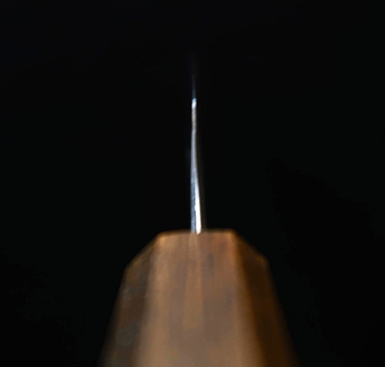 三浦MIURA ペティ 青紙スーパー 磨き 黒樫八角柄（135mm）