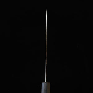 MIURA Gyuto, Super Blue Steel, Kurouchi Finish with Rosewood Octagonal Handle (210mm)