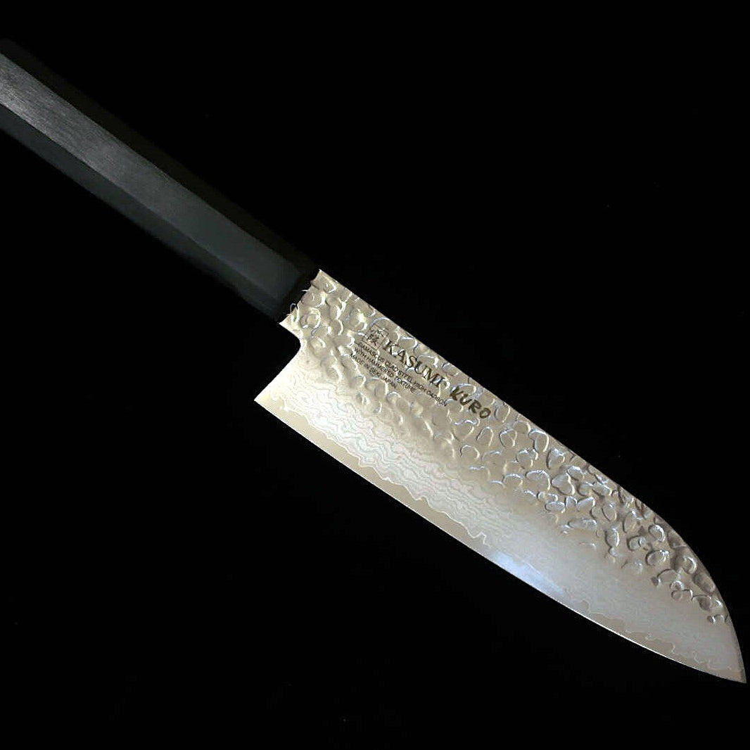 SUMIKAMA – Santoku en acier au molybdène, damas, manche en bois stratifié renforcé KURO KR-35017 (170 mm)