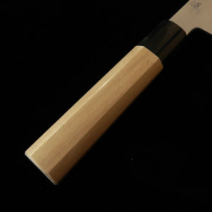 Miura Haï Miura Obidama gyuto à simple biseau acier blanc n°2 poli intégral manche octogonal en magnolia (210/240 mm)