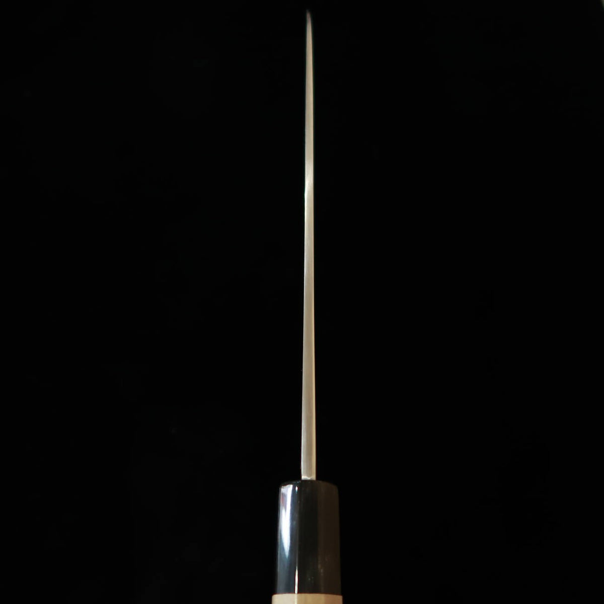 Miura Haï Miura Obidama gyuto à simple biseau acier blanc n°2 poli intégral manche octogonal en magnolia (210/240 mm)