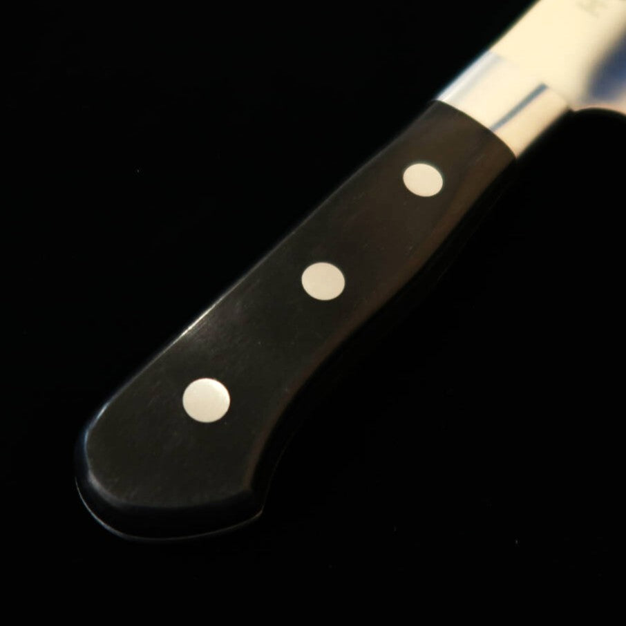 MIURA Molybdenum Steel Series Salmon Santoku, Dimpled Blade (180mm)