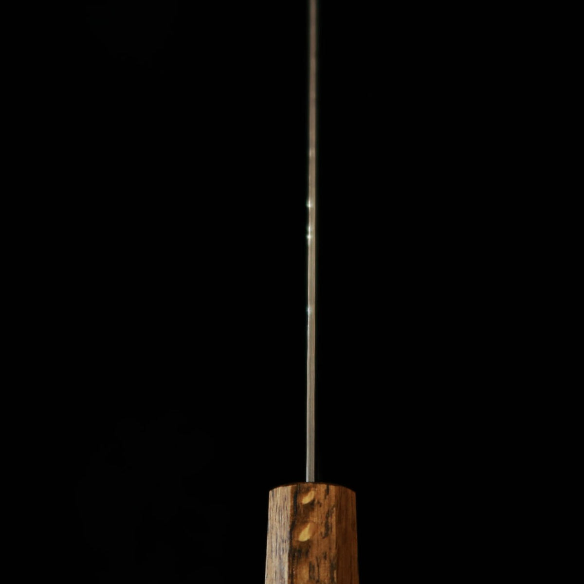 HADO Hado Okina-ryu AUS-10 Tsuchime espelhada Damasco cabo de carvalho preto K-tip Gyuto (240mm)